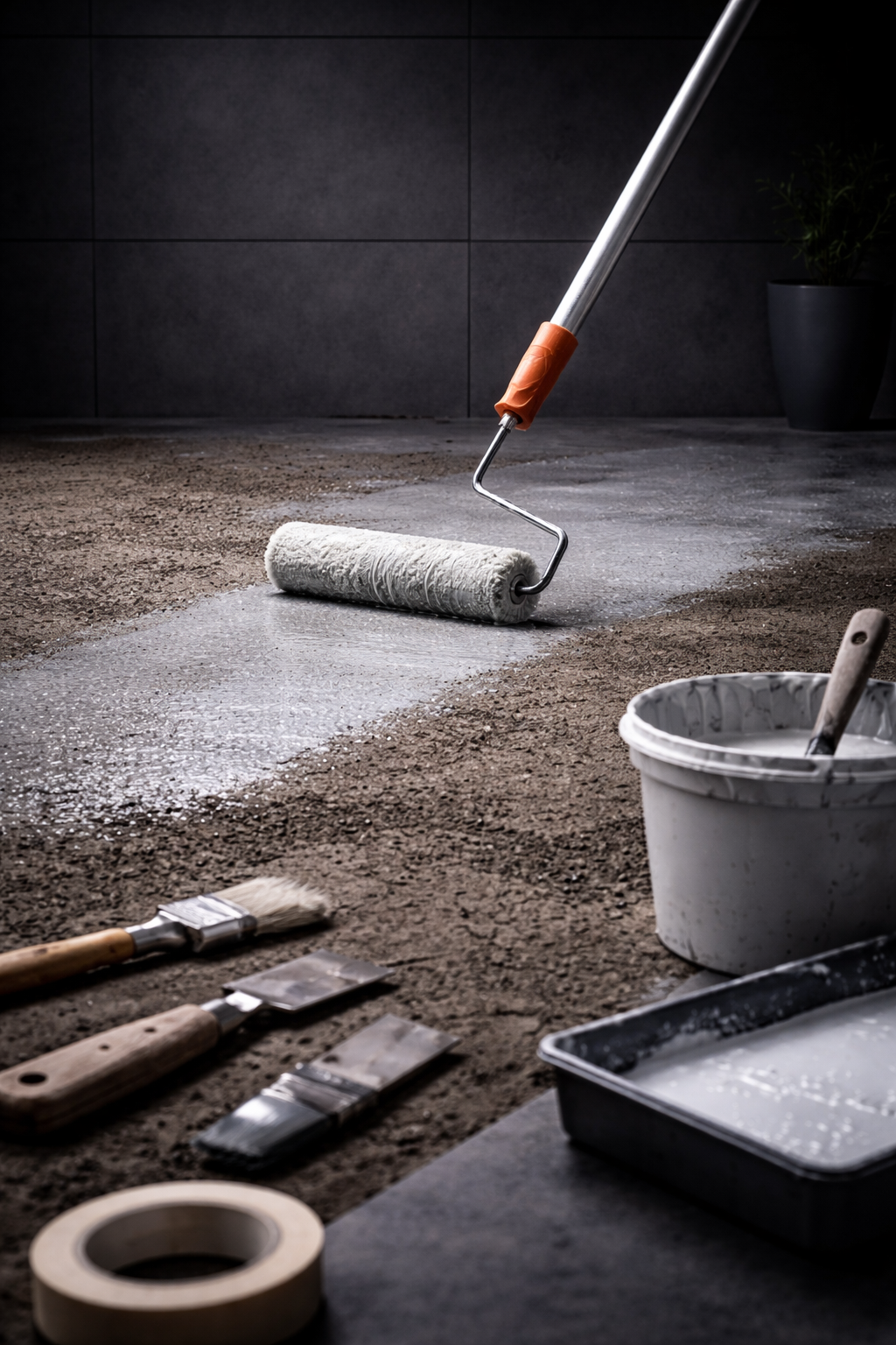 Укладка каменного ковра